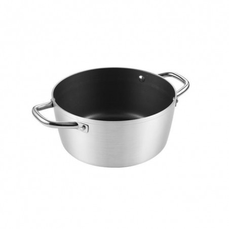 Casserole en aluminium forgé manche effet bois (18 cm)