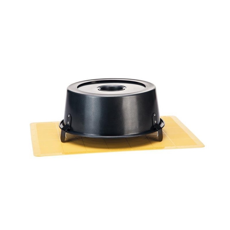 Moule à Gâteau Delicia Tescoma 24 Cm - Fond En Verre Et Bords Antiadhésifs - À Charnière, Avec Pieds En Silicone