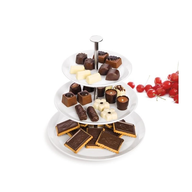 Très jolie plats à goûter d'anniversaire avec 4 assietes - Arts de la table