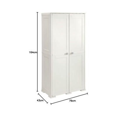 ARMOIRE 2 COMP 2 PORTES + 3...