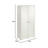 ARMOIRE 2 COMP 2 PORTES + 3...